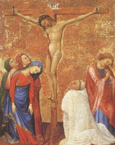 Jean de Beaumetz The Crucifixion with a Carthusian Monk oil painting image